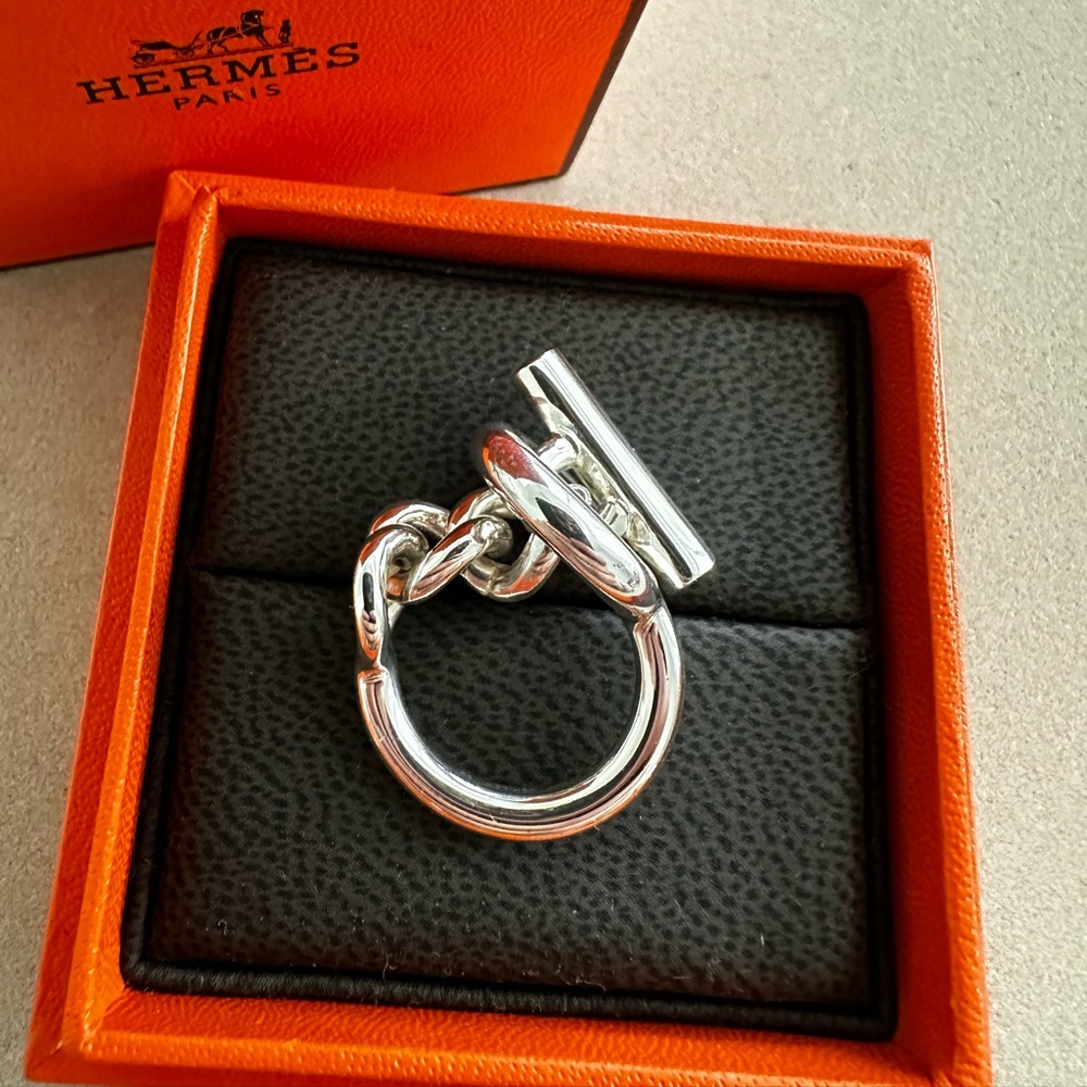 Croisette ring HERMÈS 52 Size 💯 authentic